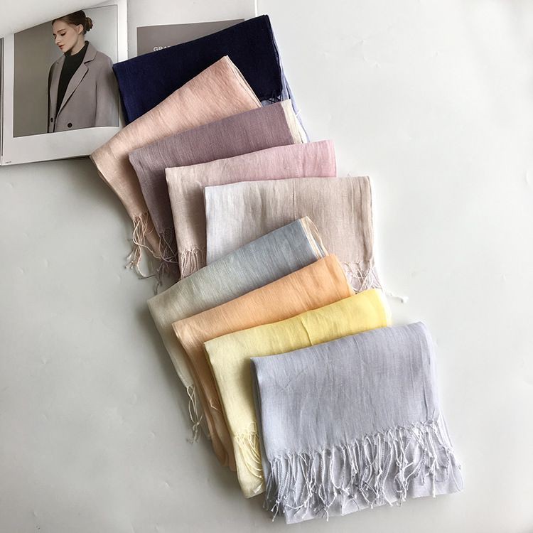 soft linen scarf001 soft linen scarf001